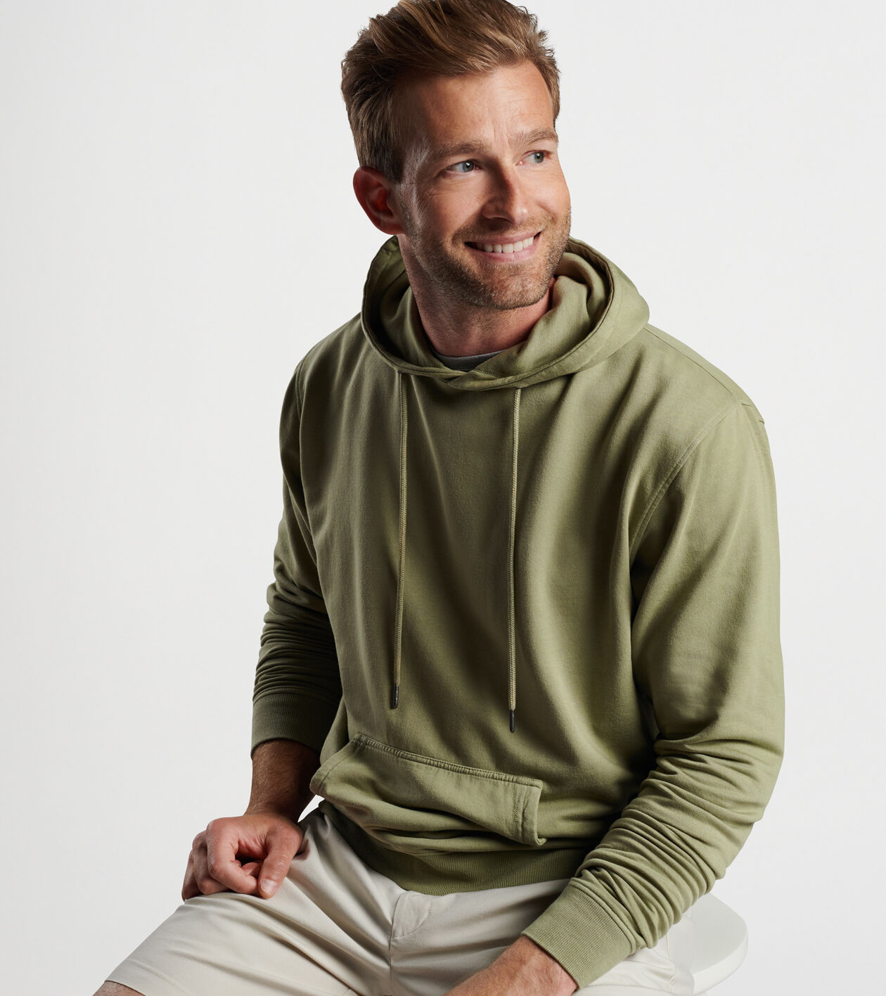 Garment dyed cheap hoodie