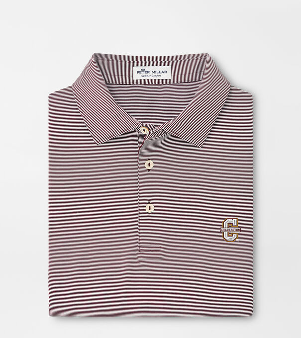 College of Charleston Jubilee Stripe Performance Polo