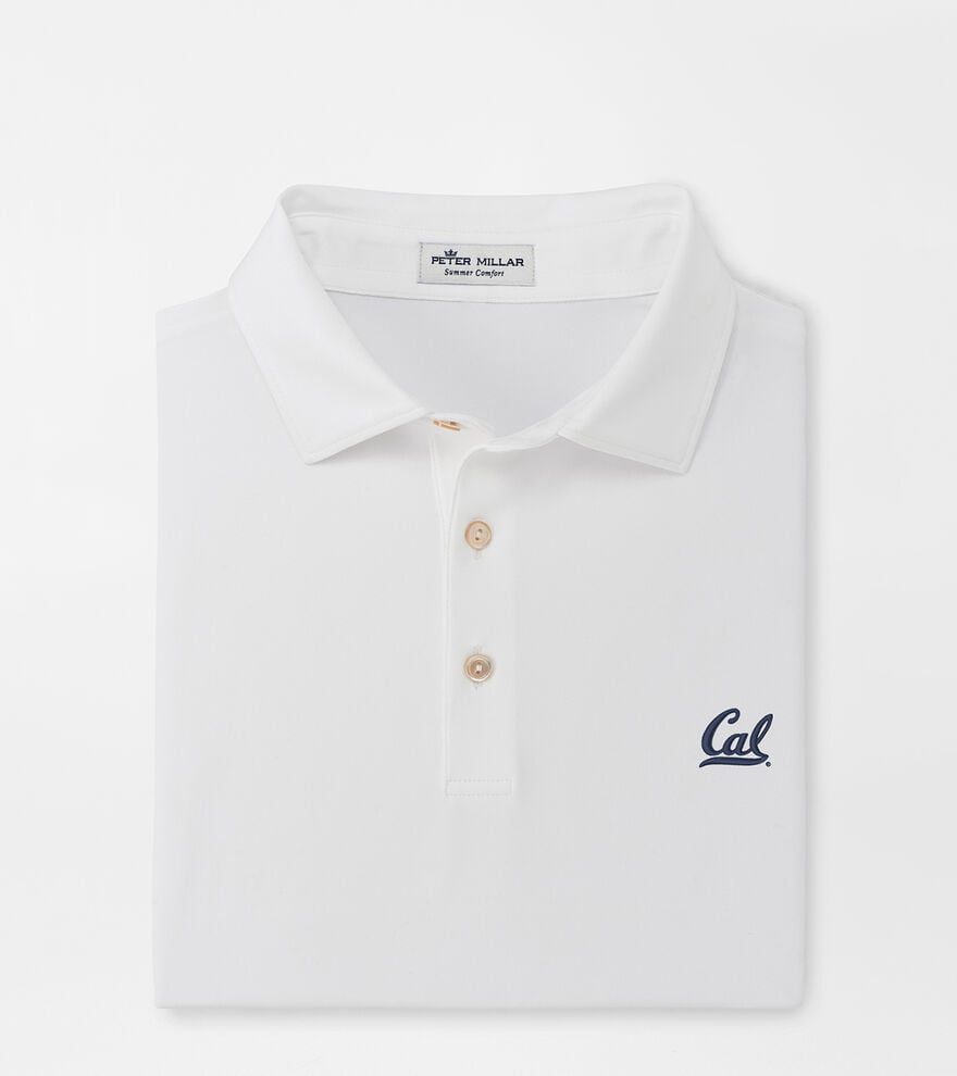 University of California Berkeley Solid Performance Jersey Polo (Sean Self Collar) image number 1