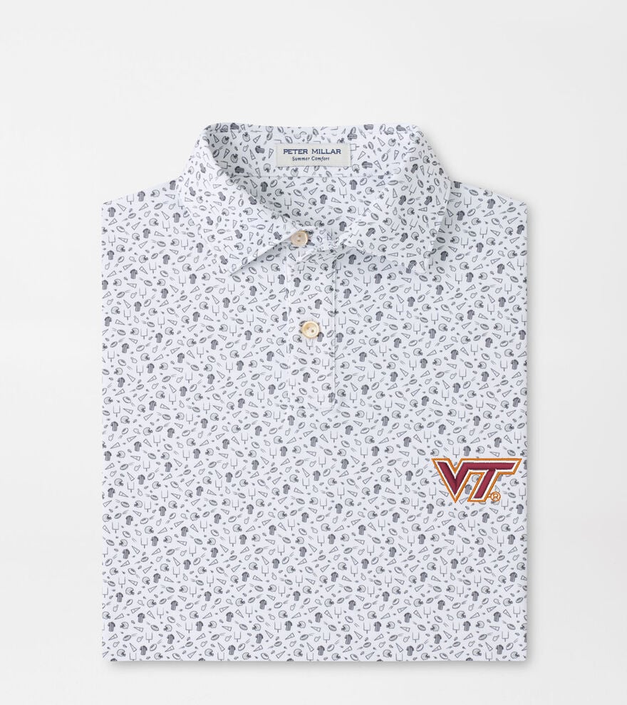 Virginia Tech Kick Off Youth Performance Jersey Polo image number 1