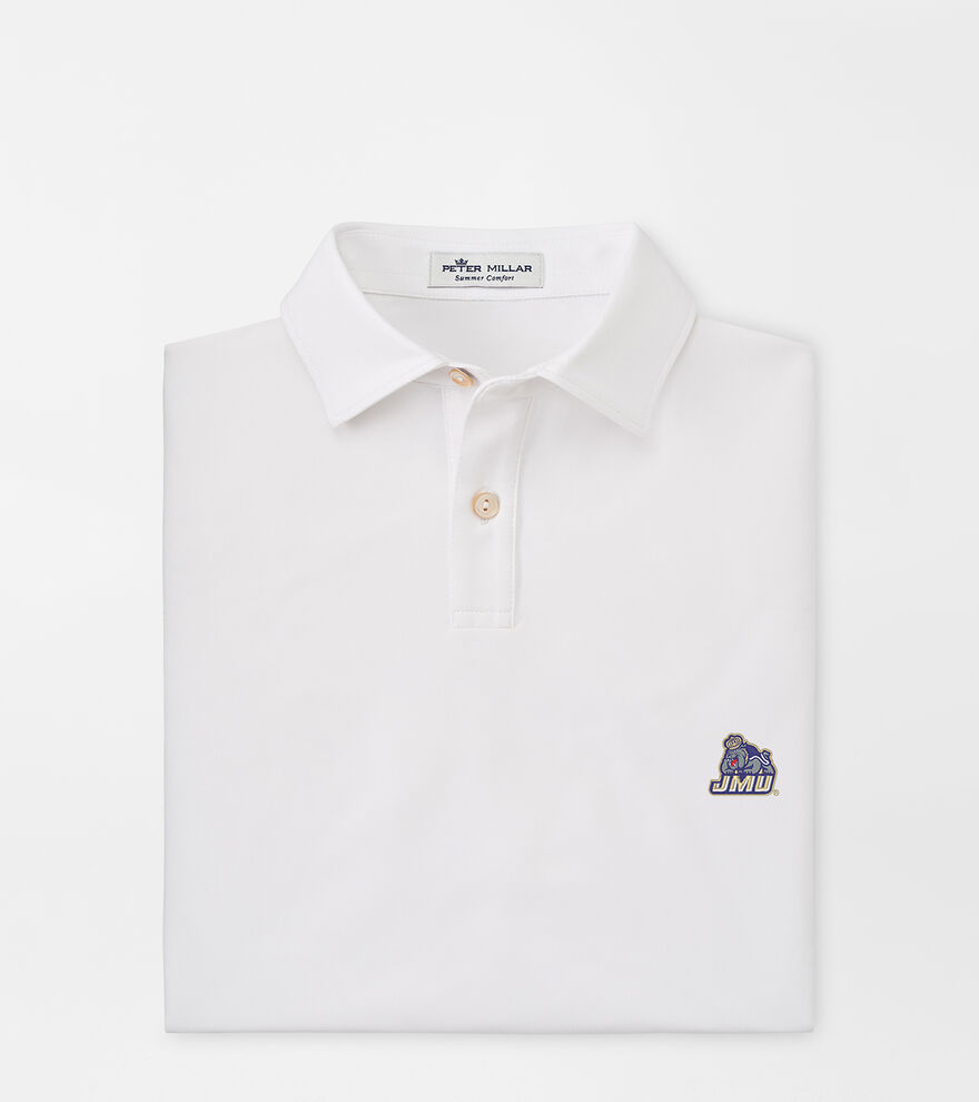 James Madison Youth Solid Performance Jersey Polo image number 1