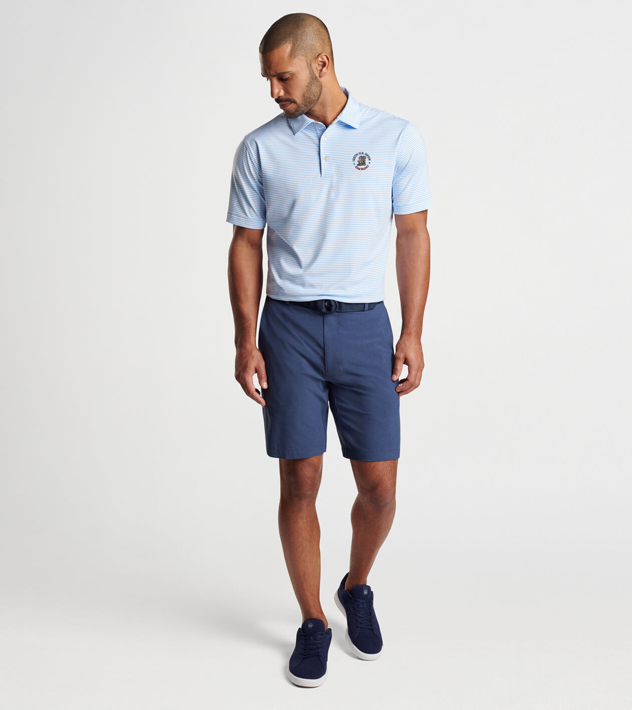 BRIEFING - MENS TOUR POLO / 刺繍ブランドロゴ ベーシック