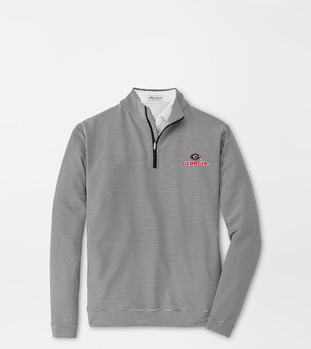 Georgia Perth Sugar Stripe Performance Quarter-Zip