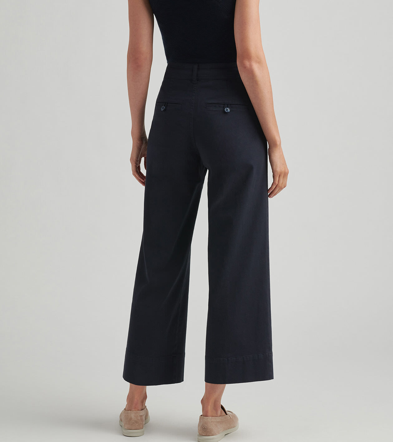 Karlie Stretch Sateen Wide Leg Pant | Women's Bottoms