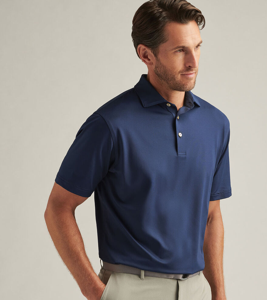Solid Performance Jersey Polo (Sean SelfCollar) Men's Polo Shirts