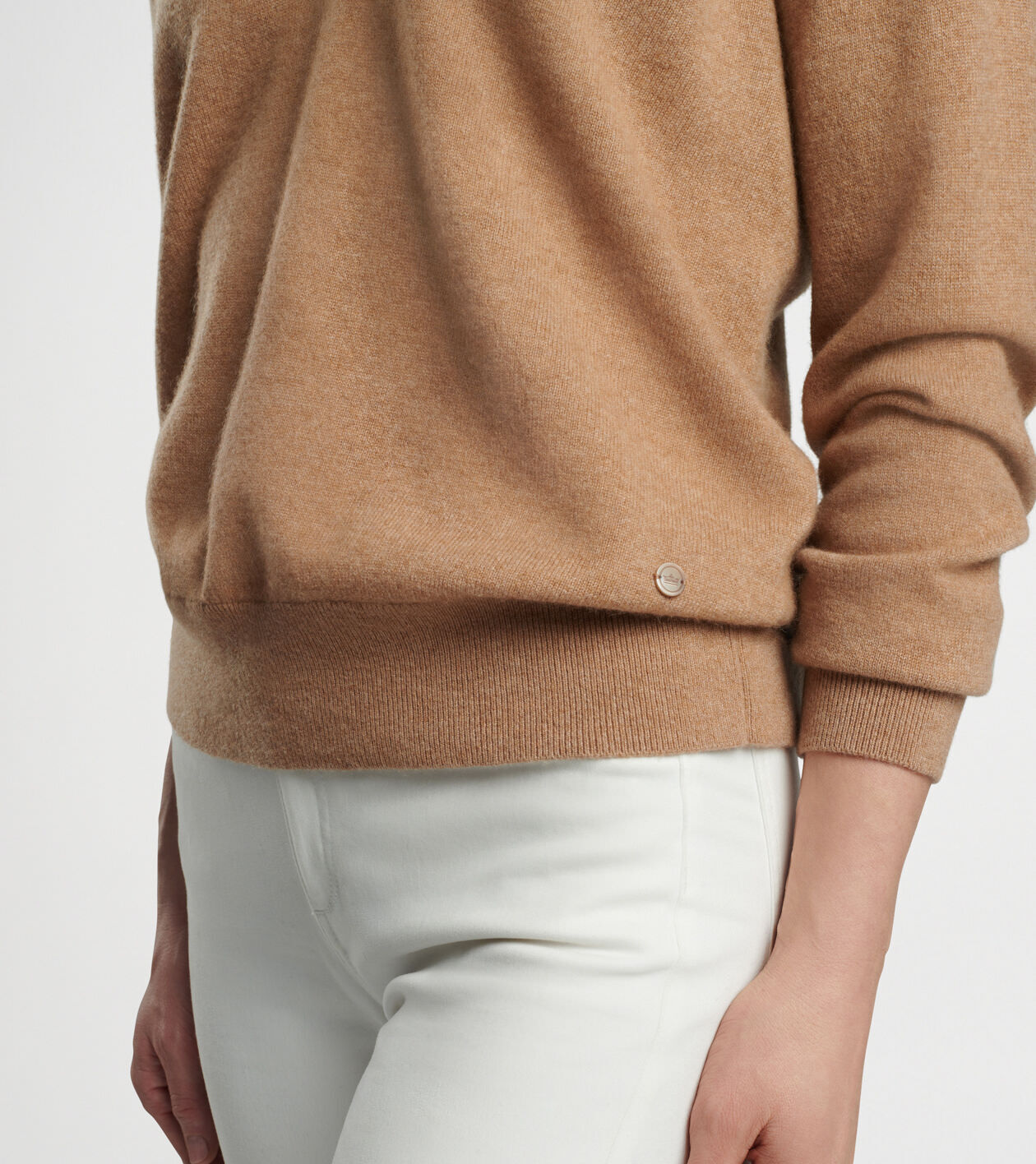 Artisan Crafted Cashmere V Neck Sweater Women s Tops Peter Millar