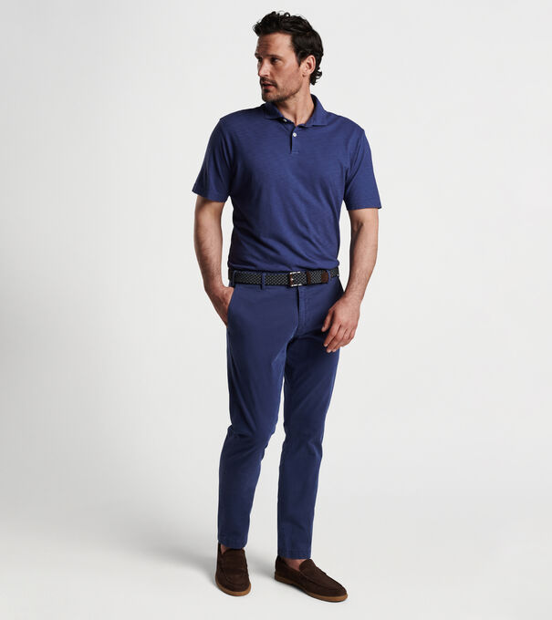 Concorde Garment-Dyed Flat-Front Trouser