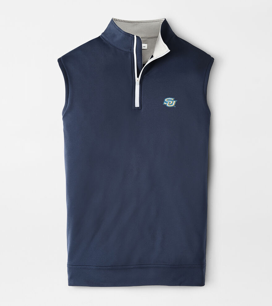 Southern University Galway Stretch Loop Terry Quarter-Zip Vest image number 1