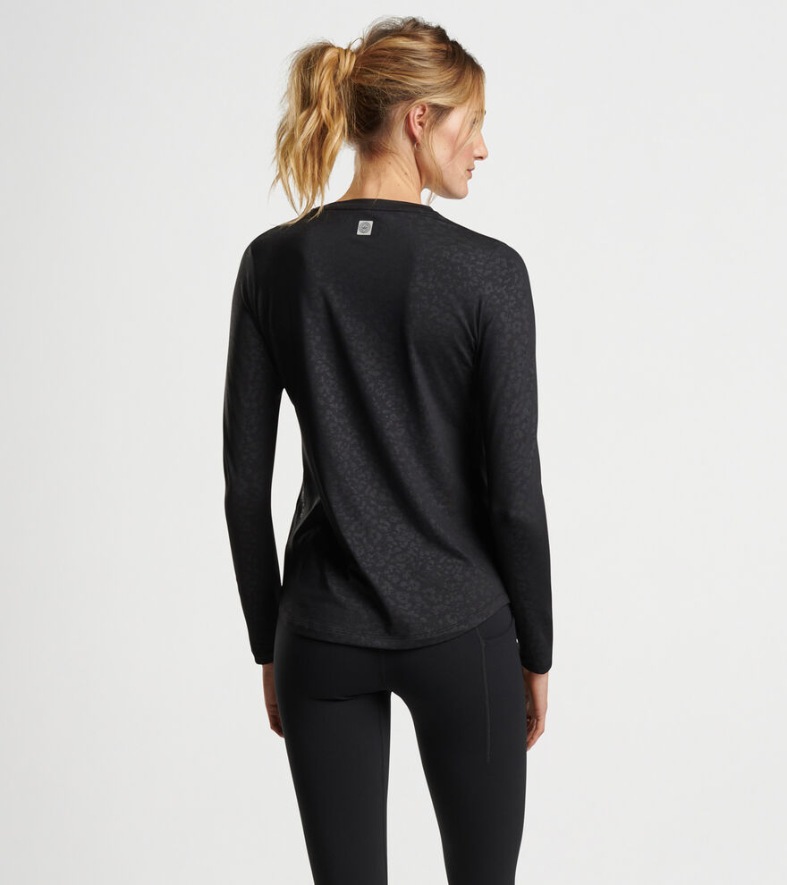 Lunar Long-Sleeve Performance Embossed Tee image number 3
