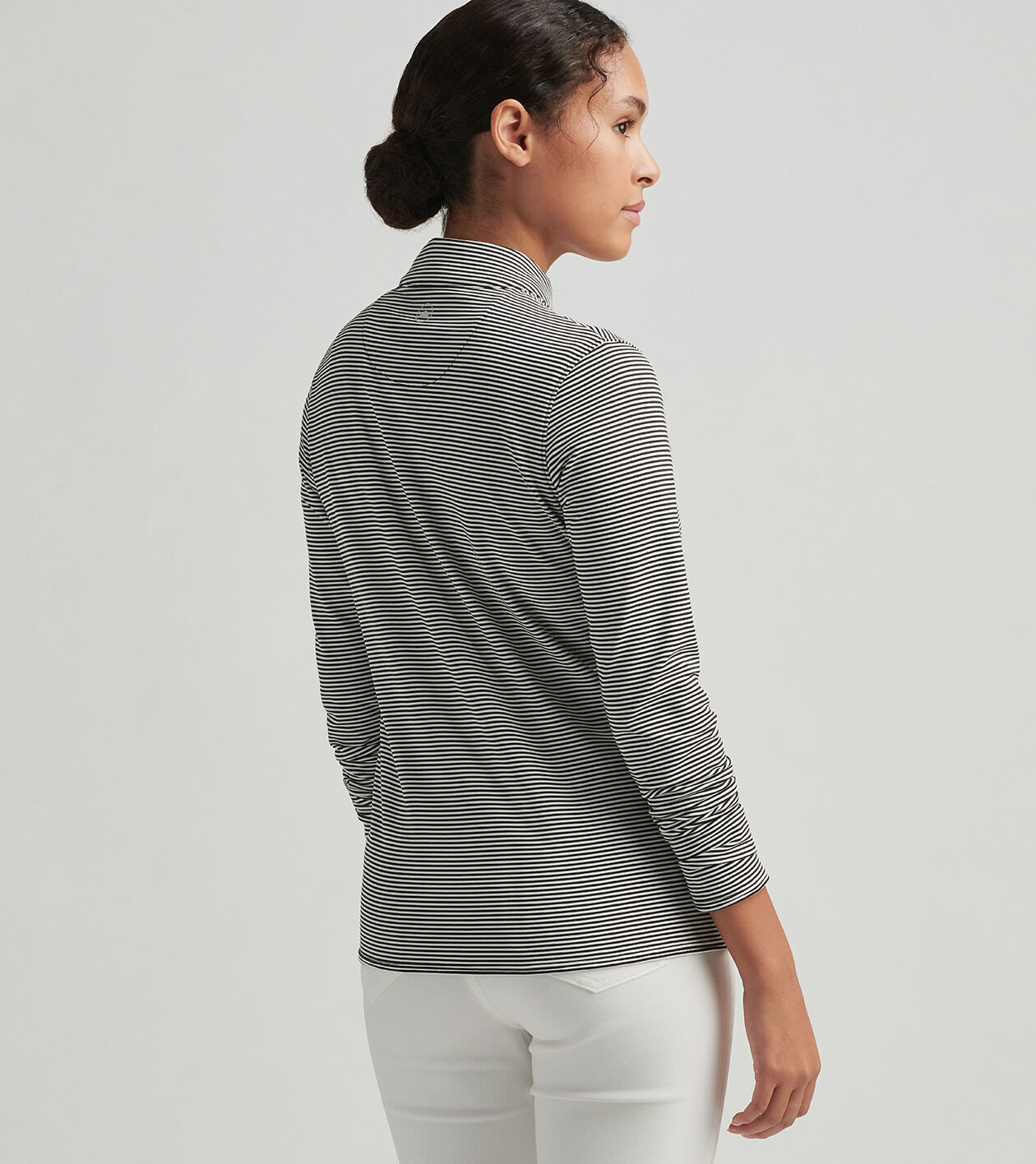 Vista Stripe Katy Full Zip Layer | Women's Tops | Peter Millar