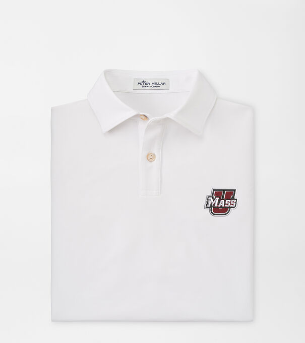 UMass Youth Solid Performance Jersey Polo