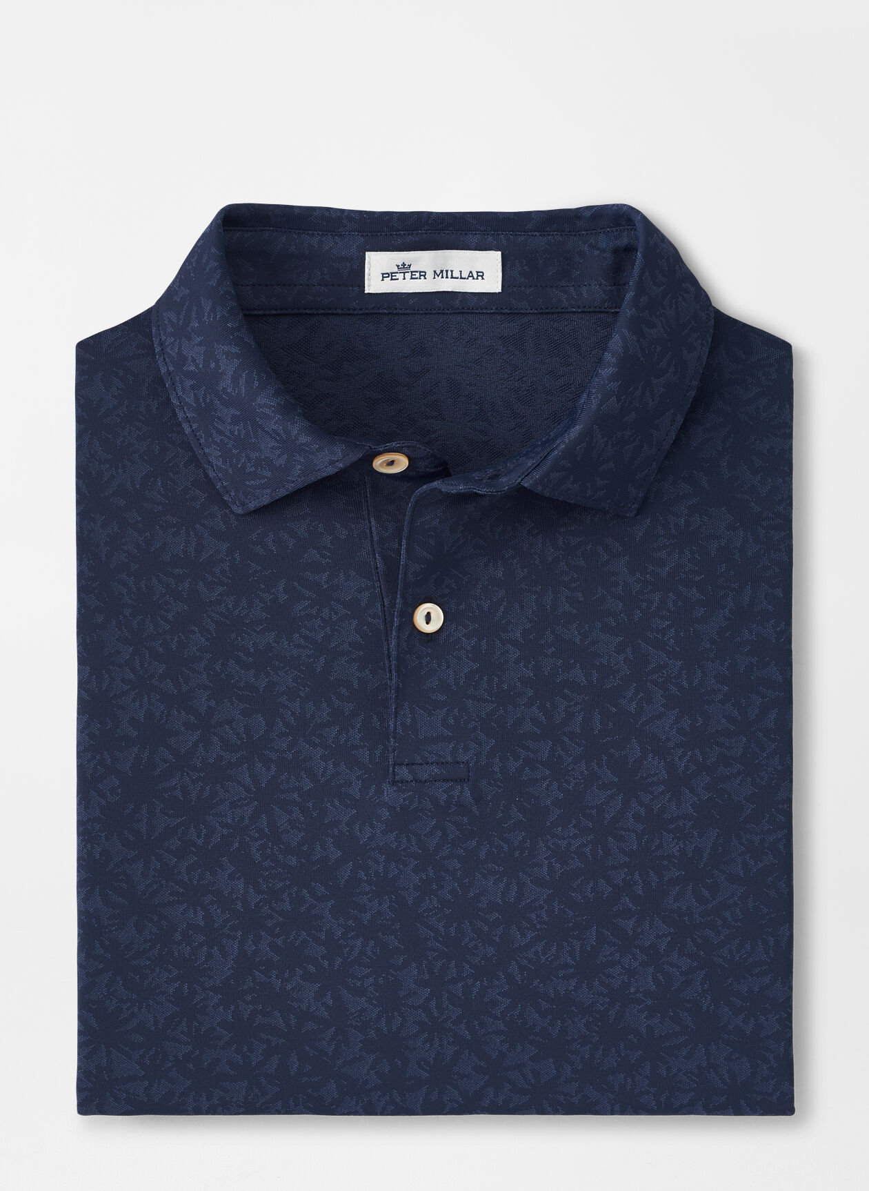 トップス Flowered Velour Jacquard Polo Shirt Flowered Velour Jacquard Polo Shirt