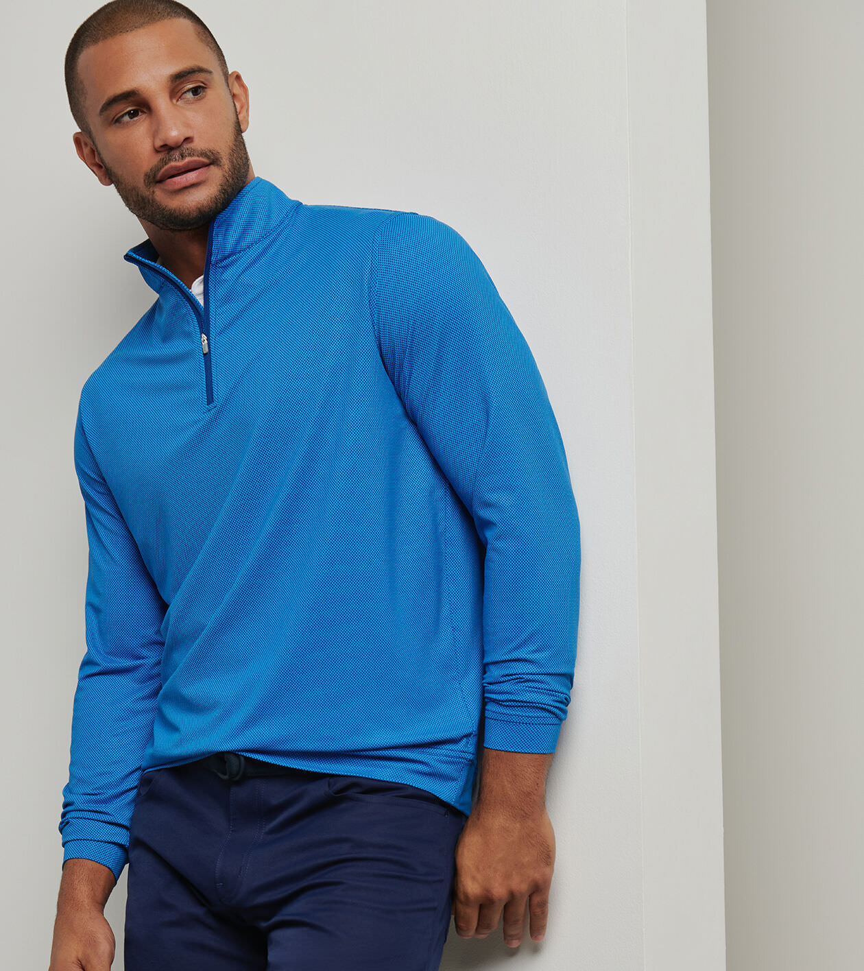 Perth Birdseye Performance Quarter-Zip | Men's Pullovers