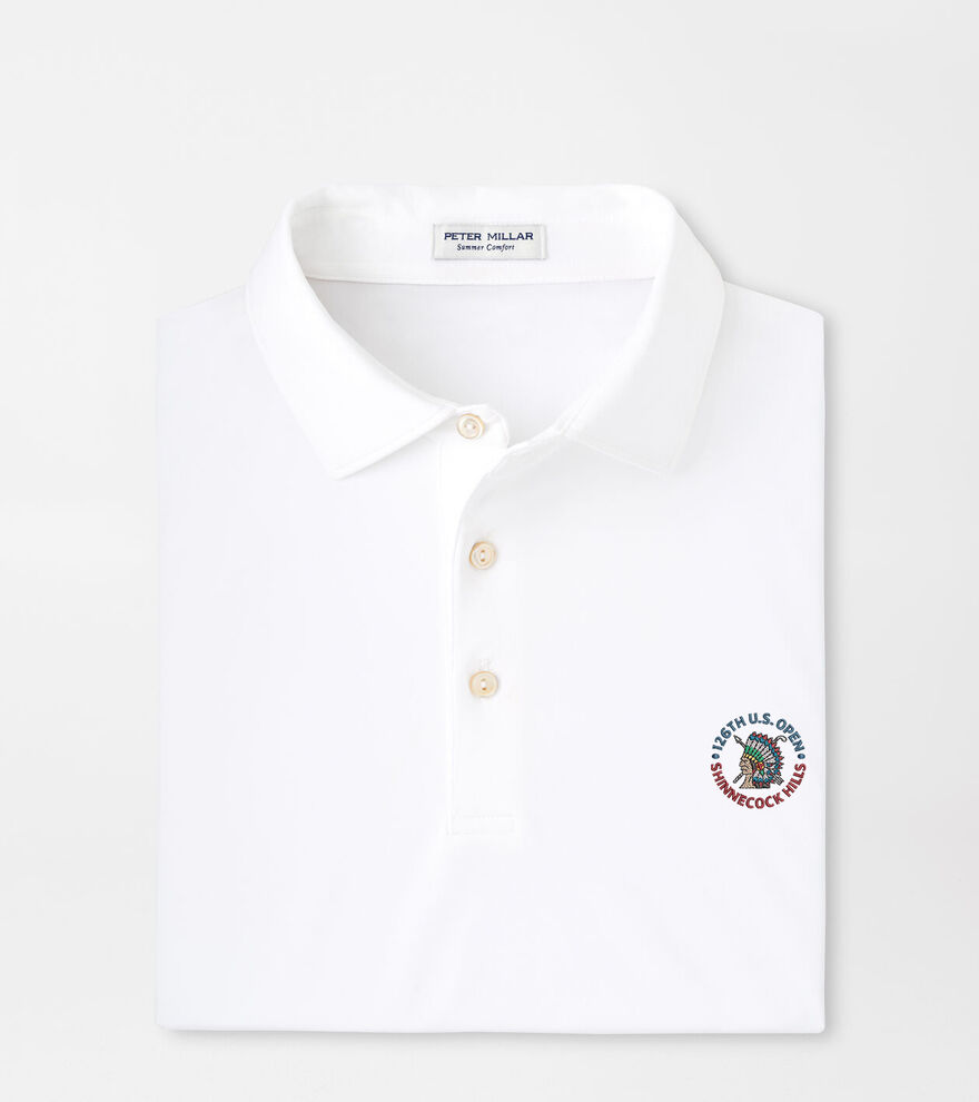 126th U.S. Open Solid Performance Jersey Polo image number 2