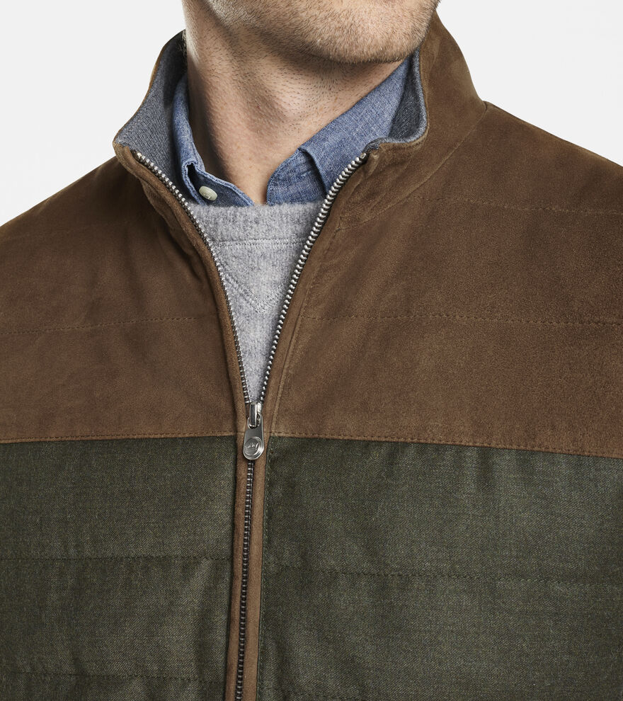 Suede & Wool Vest image number 5