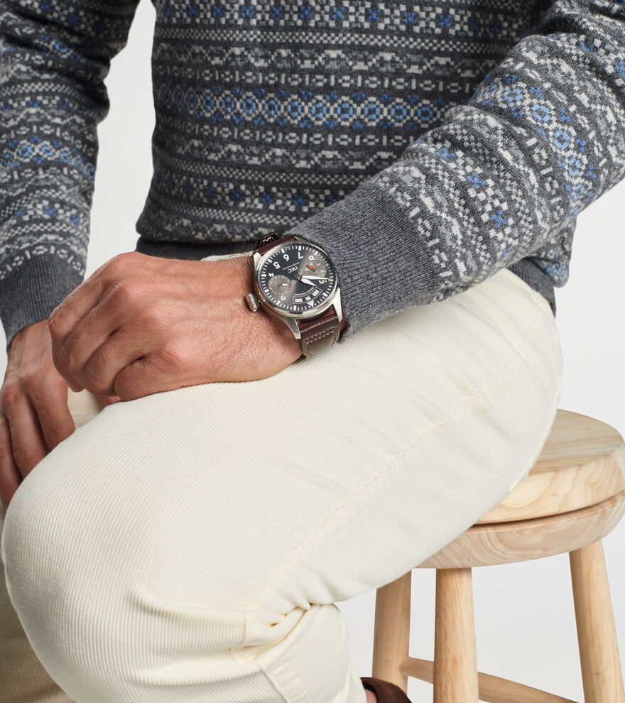 Conway Wool Cashmere Fair Isle Crew image number 4