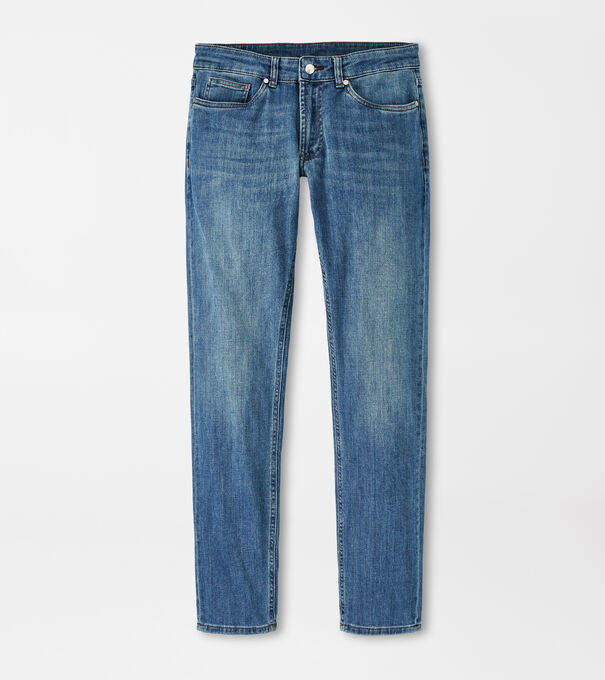 Vintage Washed Five-Pocket Denim