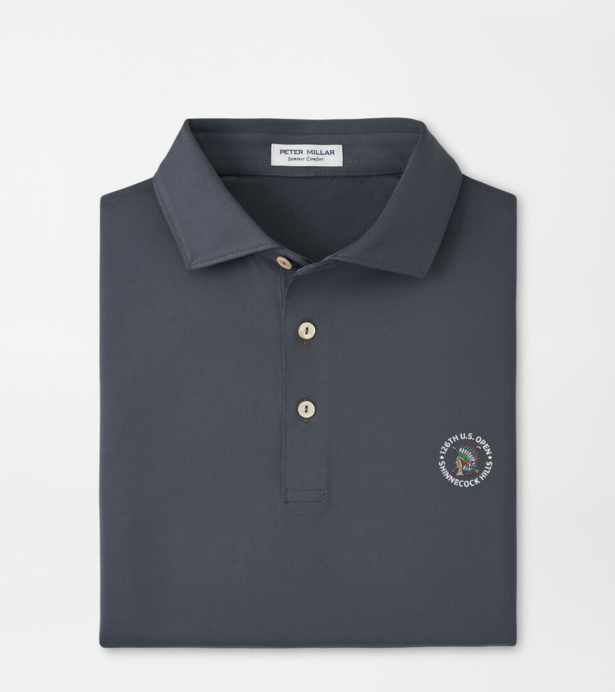 126th U.S. Open Solid Performance Jersey Polo image number 1