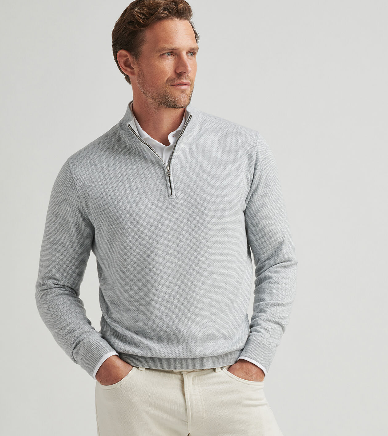 Ashland Quarter-Zip Sweater | Men's Sweaters | Peter Millar