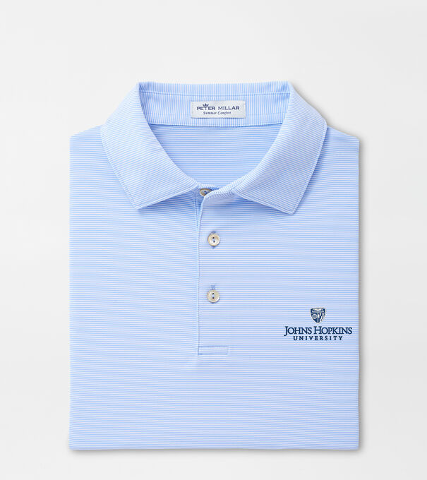 Johns Hopkins Jubilee Stripe Performance Polo