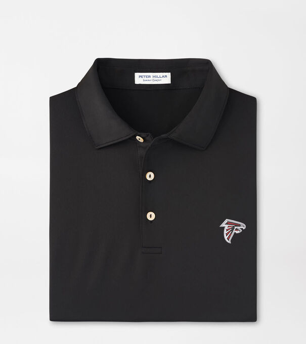 Atlanta Falcons Solid Performance Jersey Polo