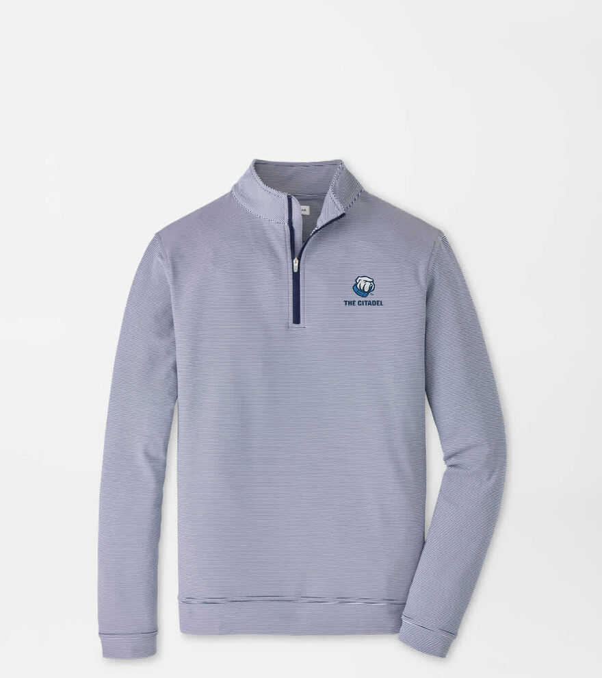 The Citadel Perth Mini-Stripe Performance Pullover