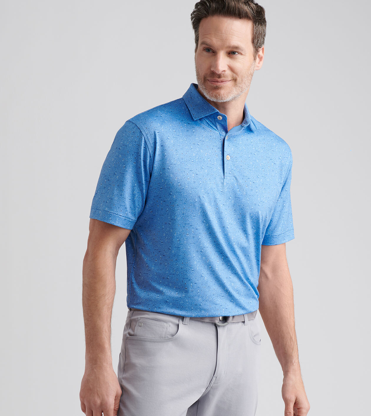 PETER MILLAR Summer Comfort L ターコイズ Peter Millar Summer Comfort Polo Golf Shirt Mens Large L