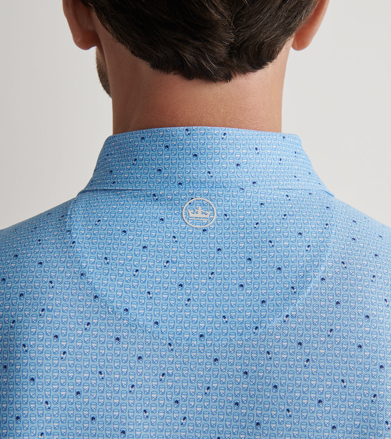 Mesh Knit Polo Shirt