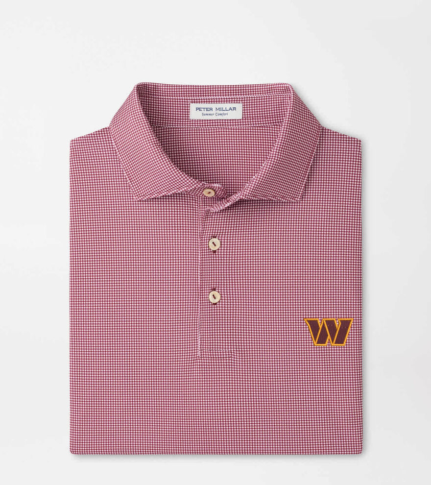 Washington Commanders Border Performance Jersey Polo image number 1