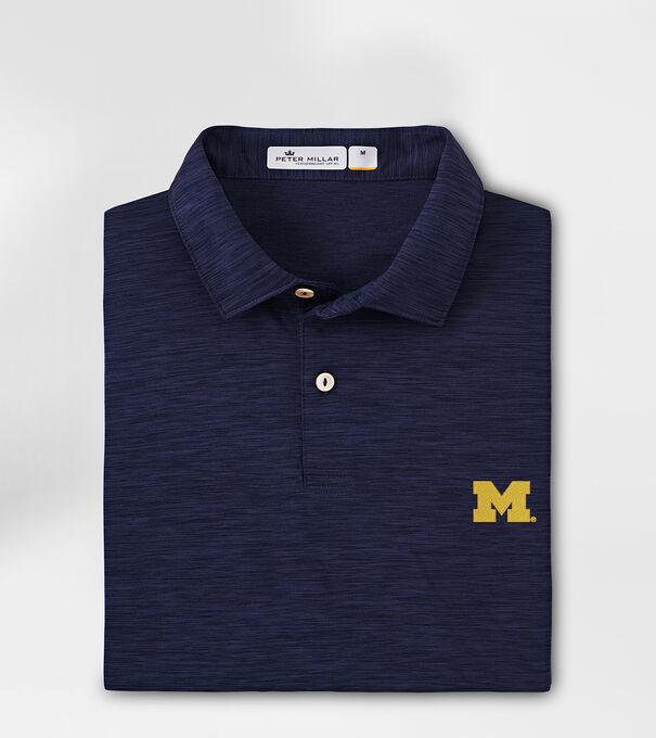 Michigan Featherweight Melange Polo