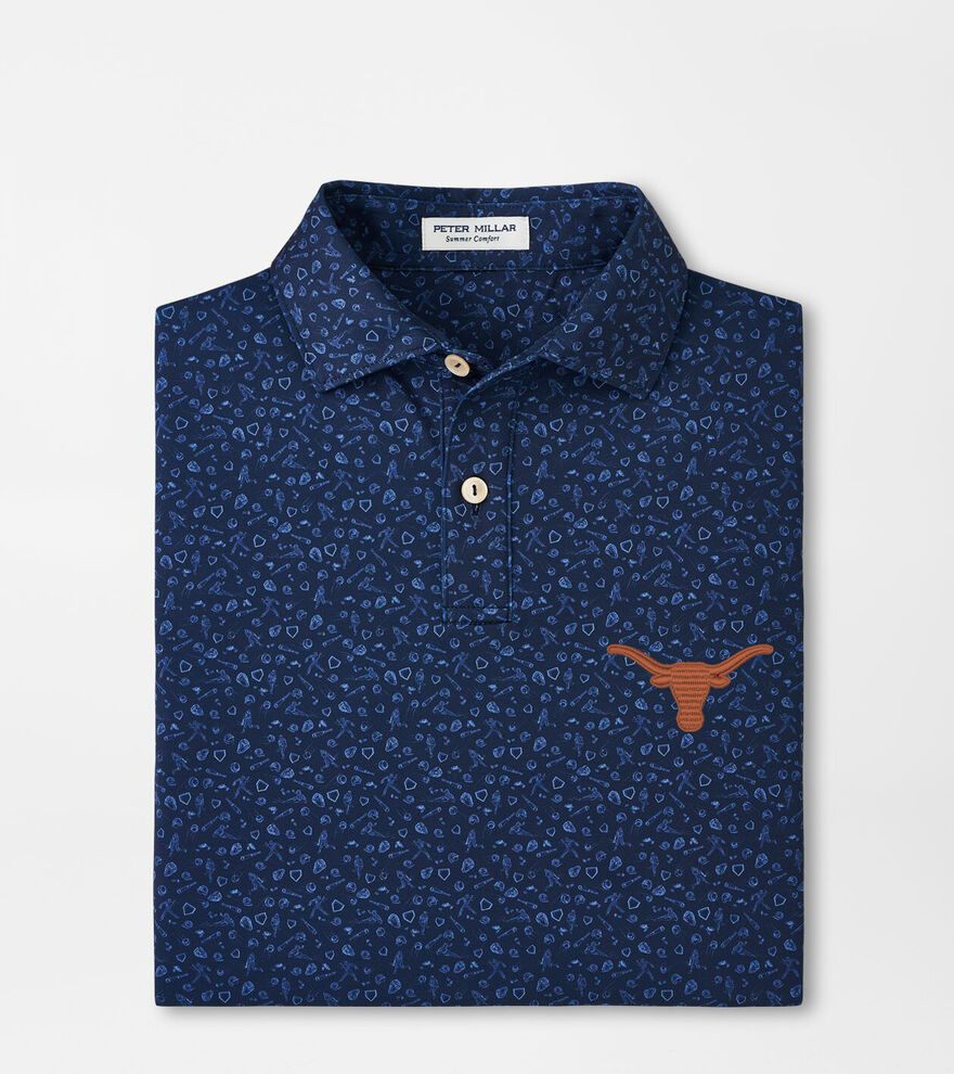 Texas Batter Up Youth Performance Jersey Polo image number 1