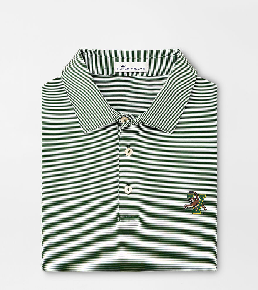Vermont Jubilee Stripe Stretch Jersey Polo image number 1
