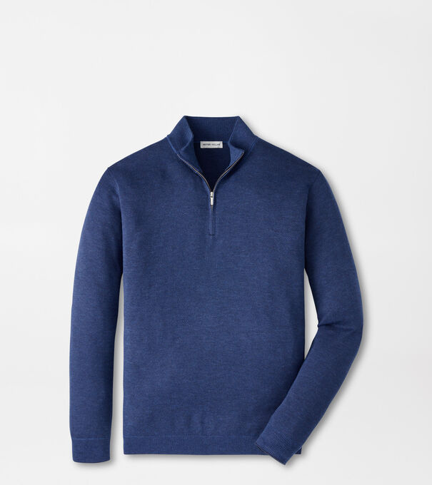 Coolspun Lite Birdseye Quarter Zip Sweater