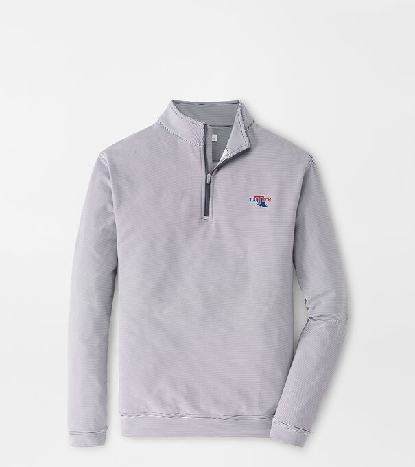 Louisiana Tech Perth Sugar Stripe Performance Quarter-Zip