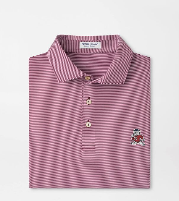 SC State Jubilee Stripe Performance Polo