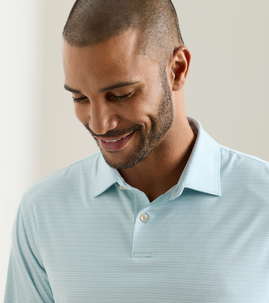 Featherweight Trading Stripe Performance Polo image number 4