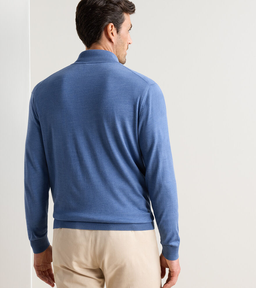 Valencia Escorial Wool Full-Zip Sweater image number 3