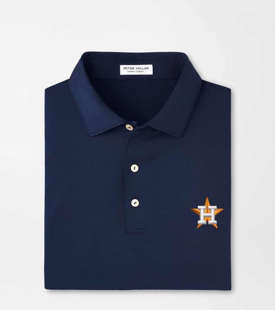 Houston Astros Solid Performance Jersey Polo
