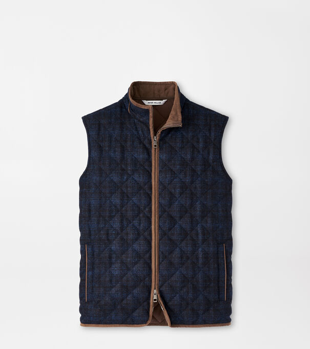 Essex Quilted Wool Travel Vest