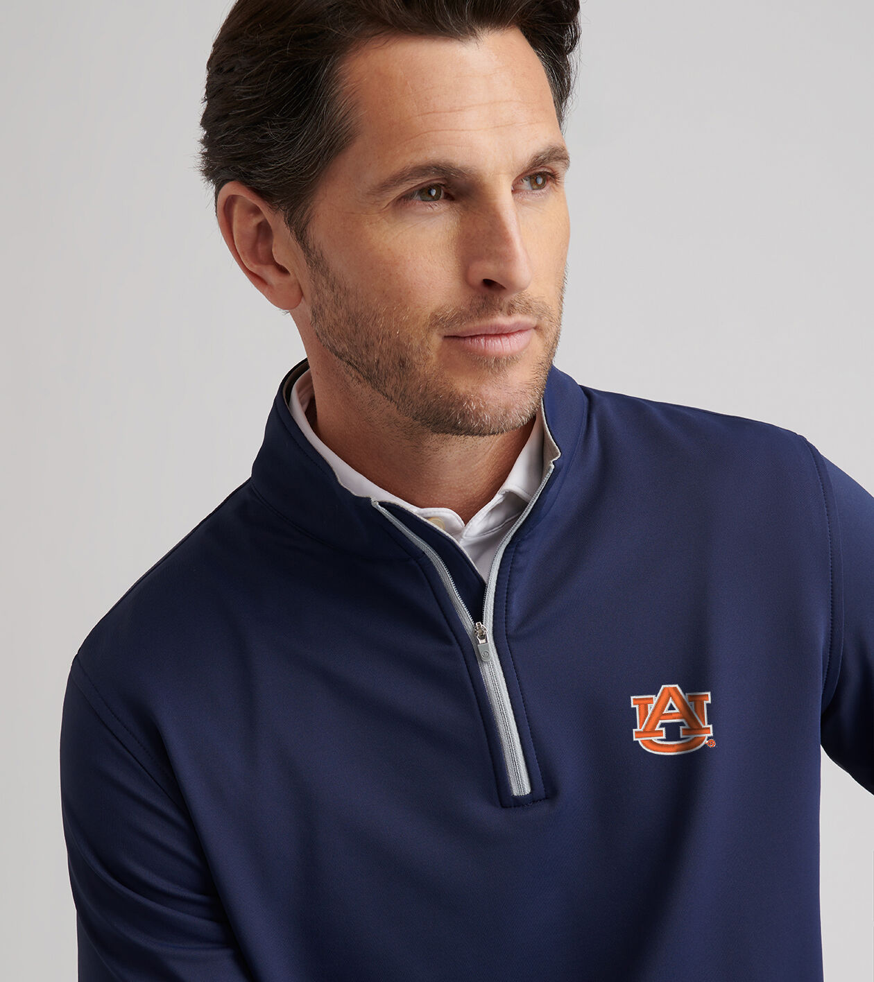 Auburn Perth Performance Quarter-Zip | Men's Collegiate