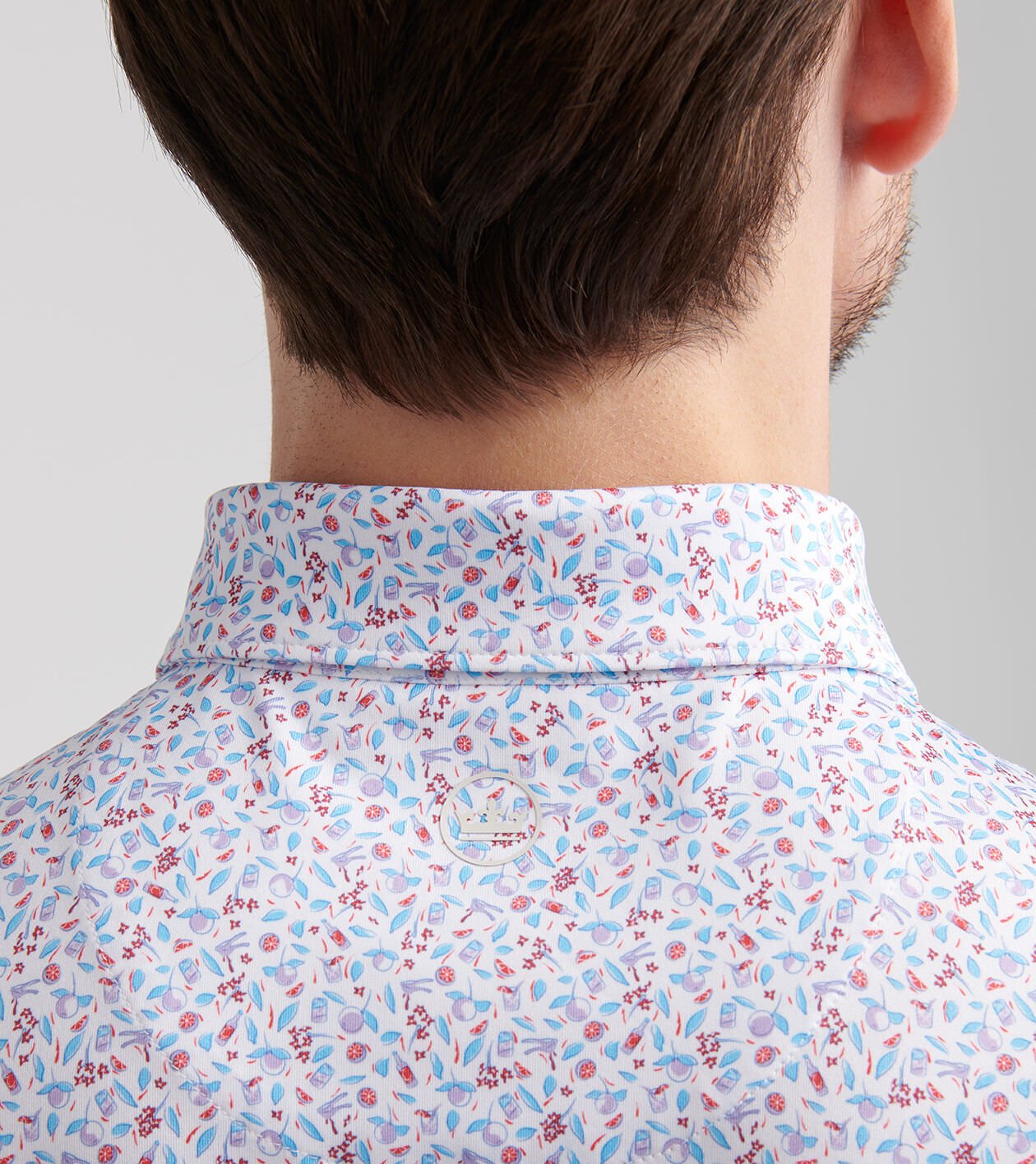 PETER MILLAR オレンジ ポロシャツ M Peter Millar – J. Parker LTD