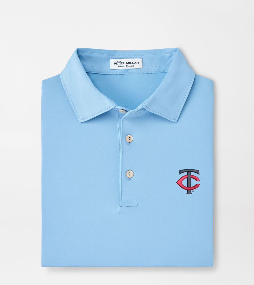Minnesota Twins Solid Performance Jersey Polo image number 1