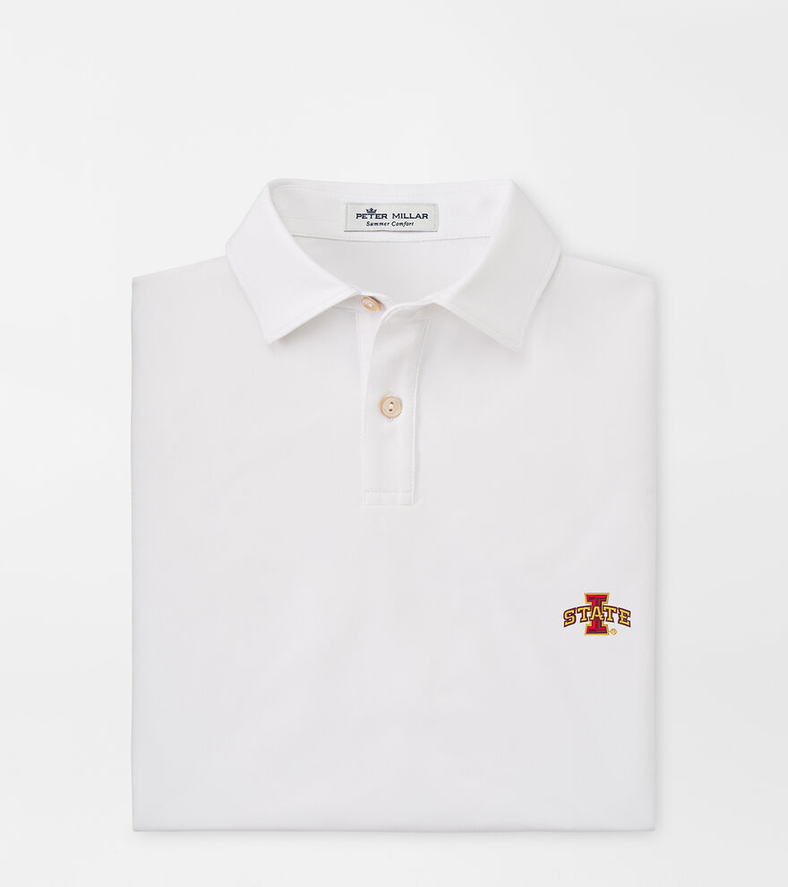 Iowa State Youth Solid Performance Jersey Polo image number 1