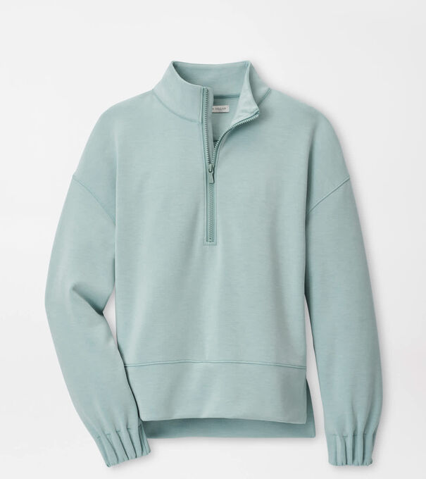 Flora Knit M&eacute;lange Half-Zip Pullover