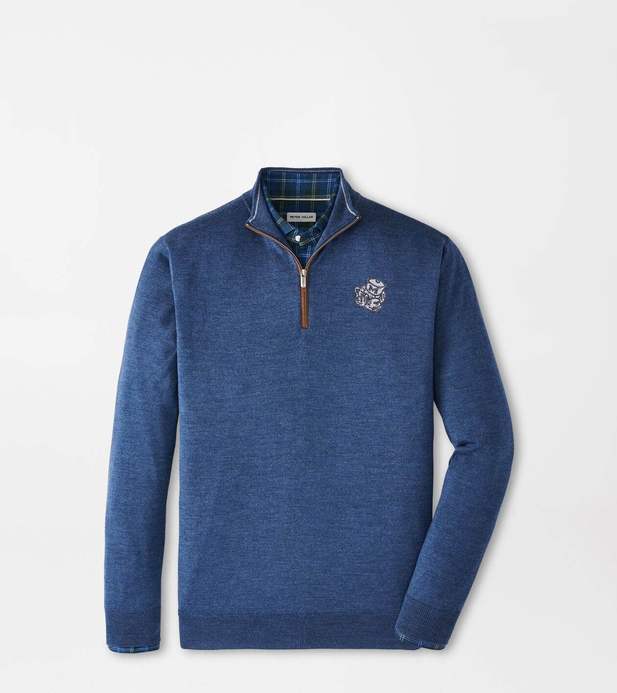 Michigan Vault Autumn Crest Suede Trim Quarter-Zip | Men's