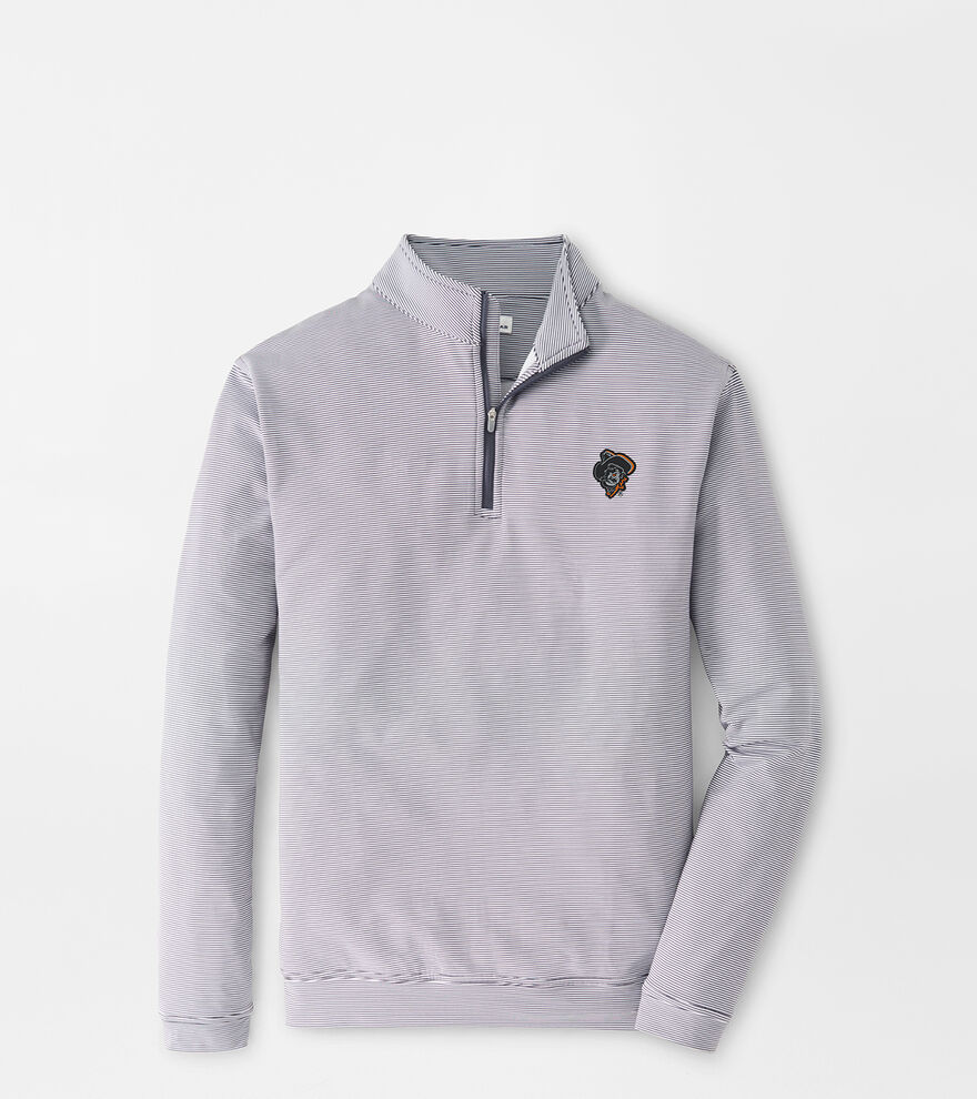 Oklahoma State Phantom Pete Perth Sugar Stripe Performance Quarter-Zip image number 1