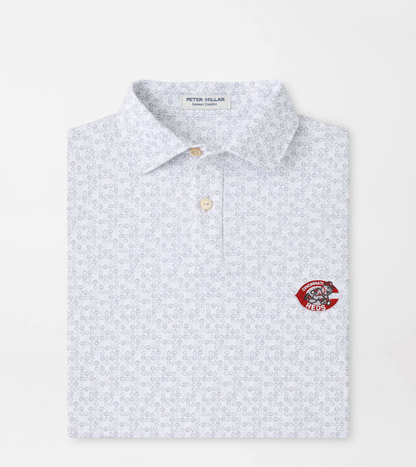 Cooperstown Cincinnati Reds Bases Loaded Youth Performance Jersey Polo