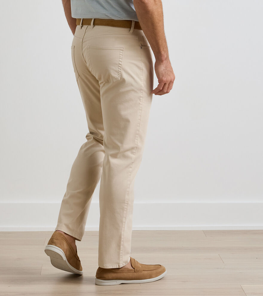 Signature Sateen Five-Pocket Pant image number 3
