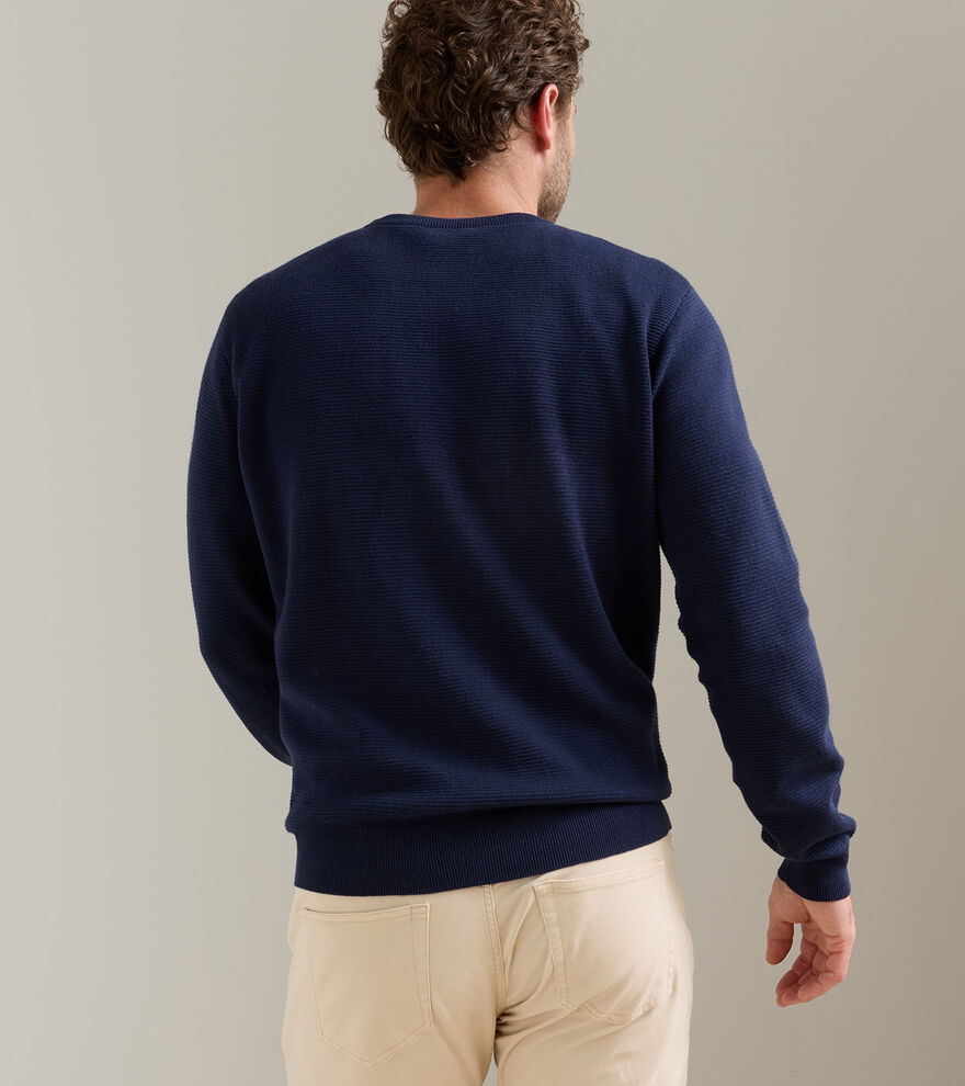 Coolspun Lite Textured Crewneck Sweater image number 3
