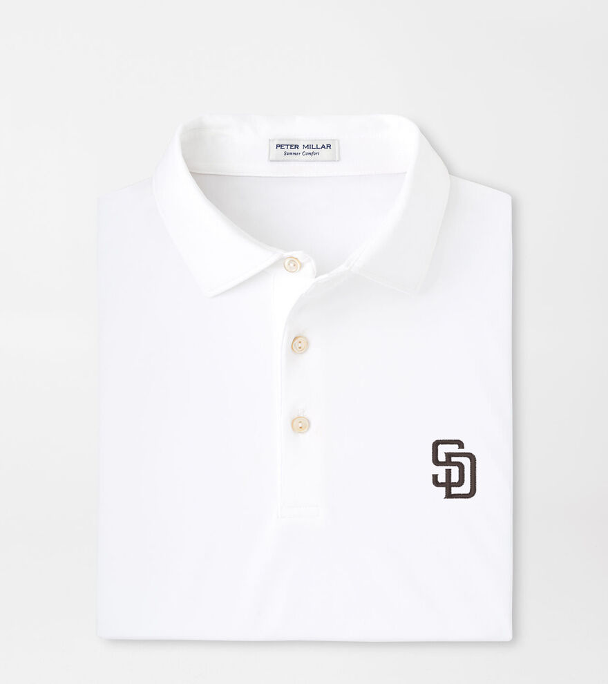 San Diego Padres Solid Performance Jersey Polo image number 1
